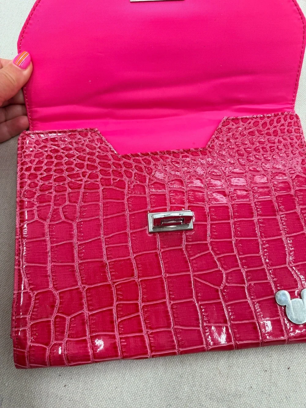 Disney Hot Pink Clutch